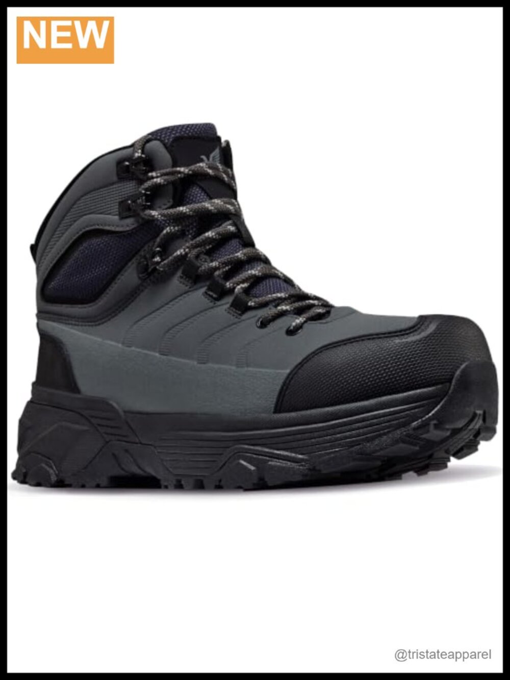 Men's Steel Toe Work Boots Faux Leather Kevlar Midsole Waterproof Industrial